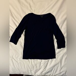 Eileen fisher navy blue shirt